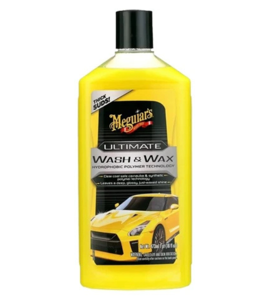 Σαμπουάν Αυτοκινήτου με Κερί Carnauba Meguiar's Ultimate Wash & Wax 473ml.