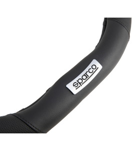 Κάλυμμα Τιμονιού Αυτοκινήτου με Επίπεδη Βάση Μαύρο Sparco Steering Wheel Cover D-Type 1τμχ.