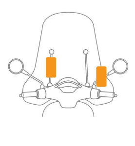 Βάση Στήριξης Κινητού για Σκούτερ με Αδιάβροχη Θήκη Lampa Smart Scooter Case