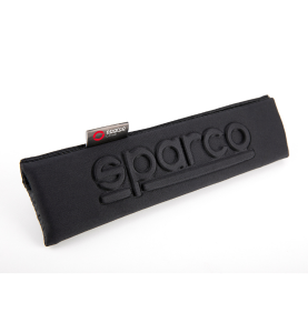 Μαξιλαράκια Ζώνης Ασφαλείας Αυτοκινήτου Μαύρο Sparco Seat Belt Pads 2τμχ