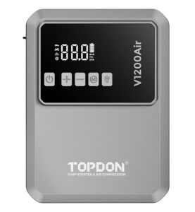 Εκκινητής Μπαταρίας & Αεροσυμπιεστής Αυτοκινήτου TOPDON Jump Starter & Air Compressor V1200Air