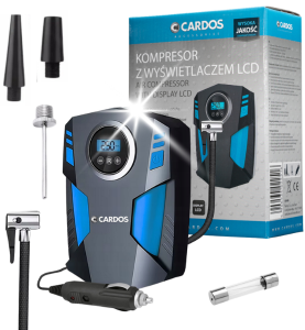 Φορητός Αεροσυμπιεστής Αυτοκινήτου με Ψηφιακή Οθόνη & LED Φωτισμό Cardos Air Compressor