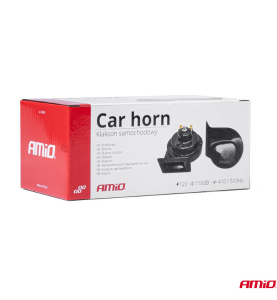 Κόρνα Αυτοκινήτου 2 Τόνων 12V 110dB 410 Hz / 510 Hz AMiO Car Horn 2τμχ.