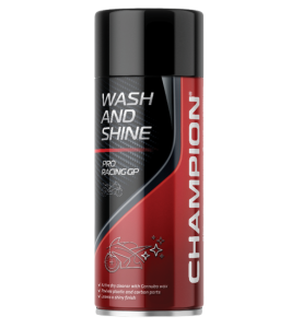 Καθαριστικό & Γυαλιστικό Σπρέι Μοτοσυκλέτας Champion Proracing GP Wash And Shine 400ml