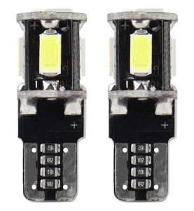 AMiO LED Λαμπτήρες Αυτοκινήτου W5W T10 12V Canbus 5500K 2τμχ.