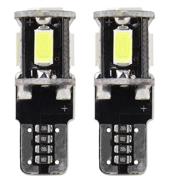 AMiO LED Λαμπτήρες Αυτοκινήτου W5W T10 12V Canbus 5500K 2τμχ.
