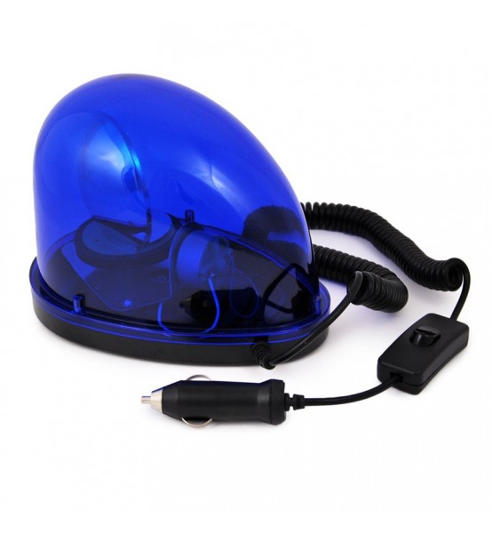 Φάρος Μαγνητικός Οβάλ 12V Χρώμα Μπλε