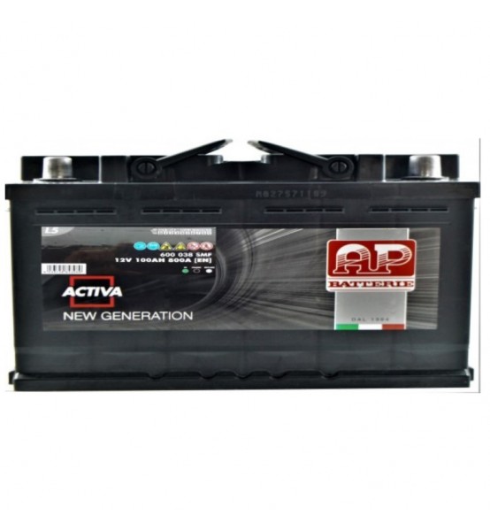 Μπαταρία Αυτοκινήτου AP Activa New Generation L5 12V 100AH  800A DX (+) Δεξιά.