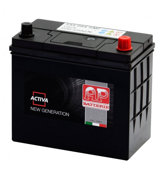 Μπαταριά Αυτοκινήτου Ιαπωνικού Τύπου AP Activa 12v 45Ah 420A Dx (+) Δεξιά