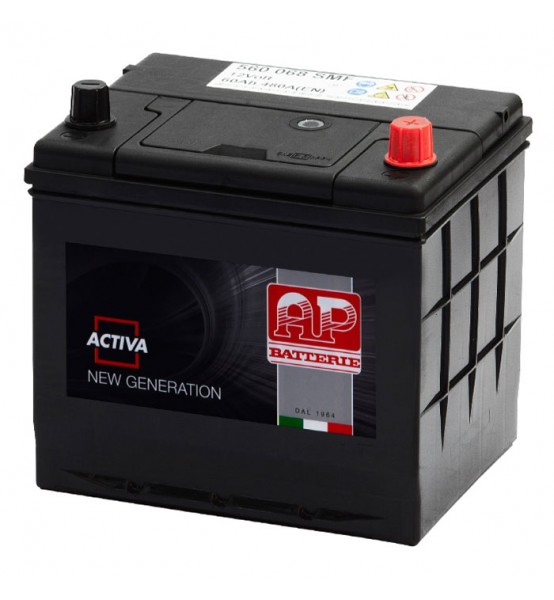 Μπαταριά Αυτοκινήτου Ιαπωνικού Τύπου AP Activa 12v 60Ah 480A Dx (+) Δεξιά